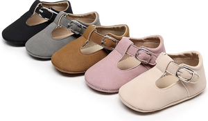 Stylish Baby Girl Walking Shoes with Anti-Slip Sole