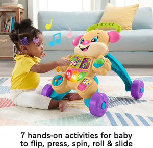 Laugh & Learn Baby & Toddler Toy Smart Stages Learn with Sis Walker, Educational Music Lights and Activities