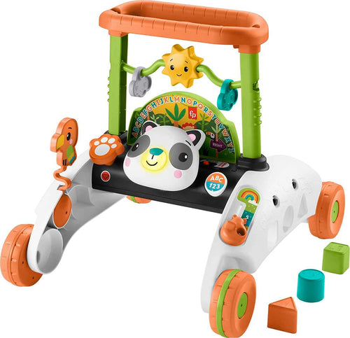 Baby & Toddler Toy 2-Sided Steady Speed Panda Walker with Smart Stages Learning & Blocks for Ages 6+ Months