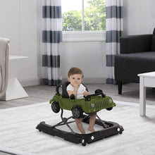 Load image into Gallery viewer, Jeep Classic Wrangler 3-In-1 Grow with Me Activity Walker - Features Music, Lights, Removable Play Tray, Push Walker Mode, Converts into Rolling Car Toy, Anniversary Green