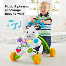 Load image into Gallery viewer, Baby Learning Toy Learn with Me Zebra Walker with Music Lights and Fine Motor Activities for Ages 6+ Months