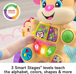 Laugh & Learn Baby & Toddler Toy Smart Stages Learn with Sis Walker, Educational Music Lights and Activities