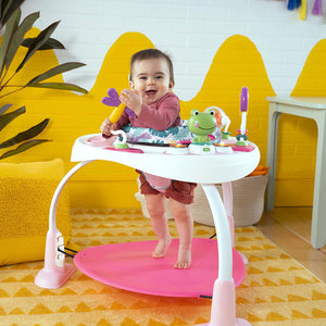 Bounce Bounce Baby 2-In-1 Activity Jumper & Table - Playful Palms
