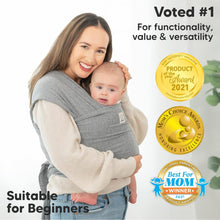 Load image into Gallery viewer, All in 1 Breathable Baby Sling Carrier - Lightweight Hands Free Sling for Newborns and Infants (Classic Gray)