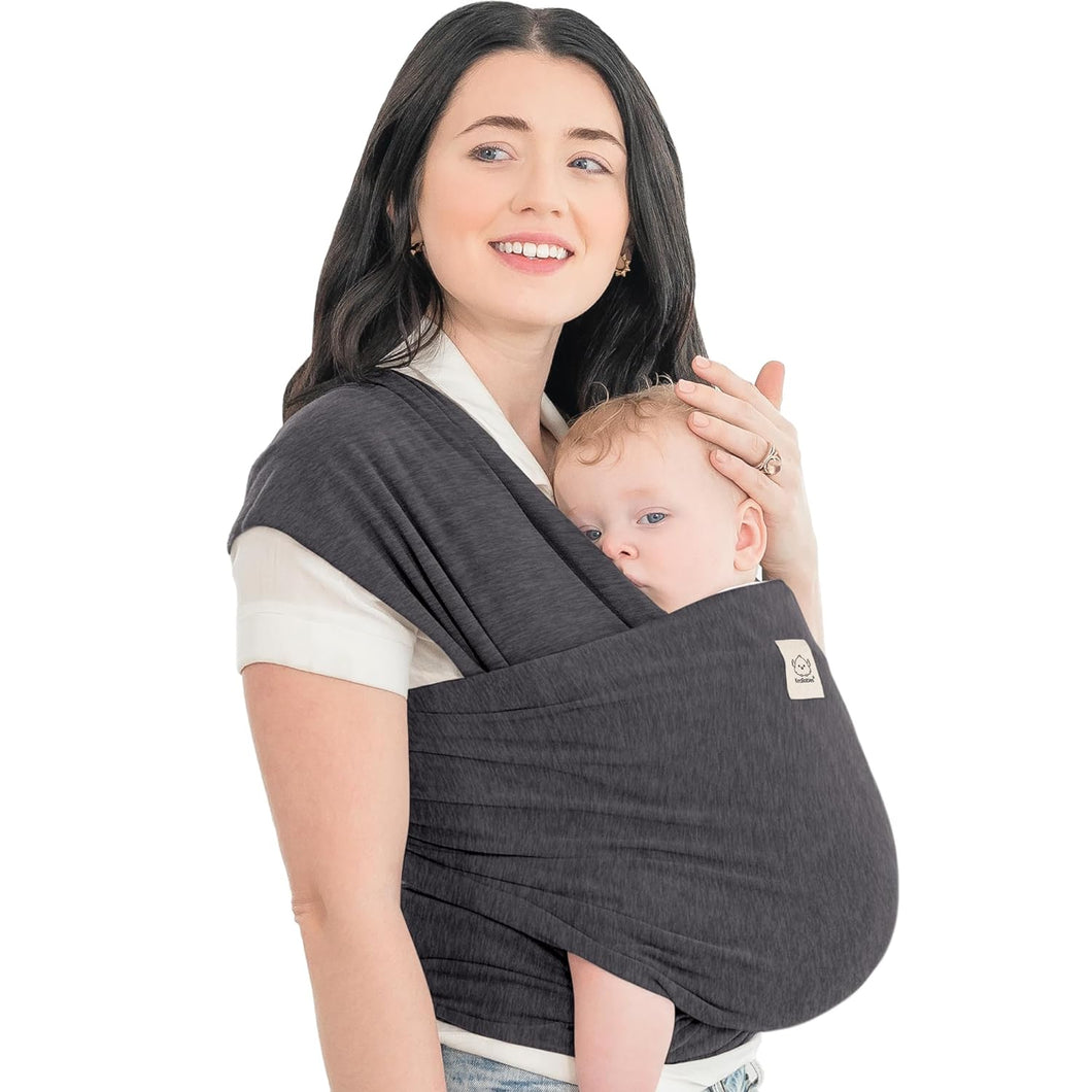 All in 1 Breathable Baby Sling Carrier - Lightweight Hands Free Sling for Newborns and Infants (Classic Gray)