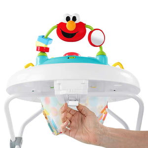 Sesame Street I Spot Elmo! Baby Activity Center & Walker - Easy-Fold Frame and 30+ Songs and Sounds by Elmo and Friends, 6-12 Months