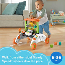 Load image into Gallery viewer, Baby &amp; Toddler Toy 2-Sided Steady Speed Panda Walker with Smart Stages Learning &amp; Blocks for Ages 6+ Months